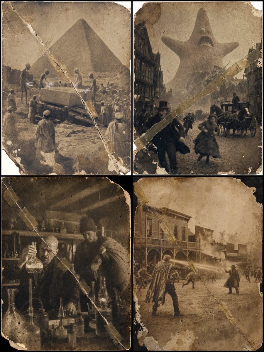 AI做旧照片提示词：生成以假乱真的 19 世纪老照片（gpt-image-2）